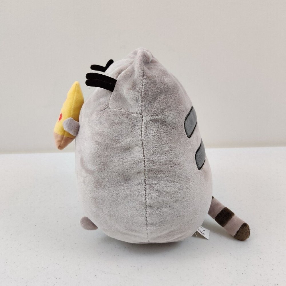 GUND Pusheen Cat Holding Pizza Plush Stuffed Animal Toy - Picture 4 of 9